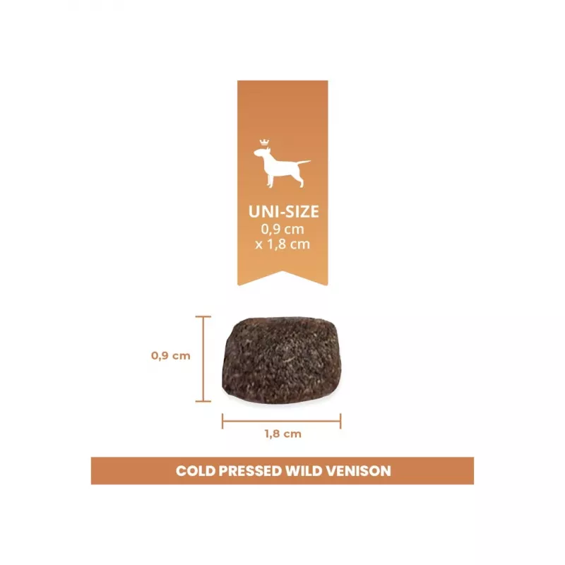 BEMO koudgeperst droogvoer met wildvlees voor honden - 3kg