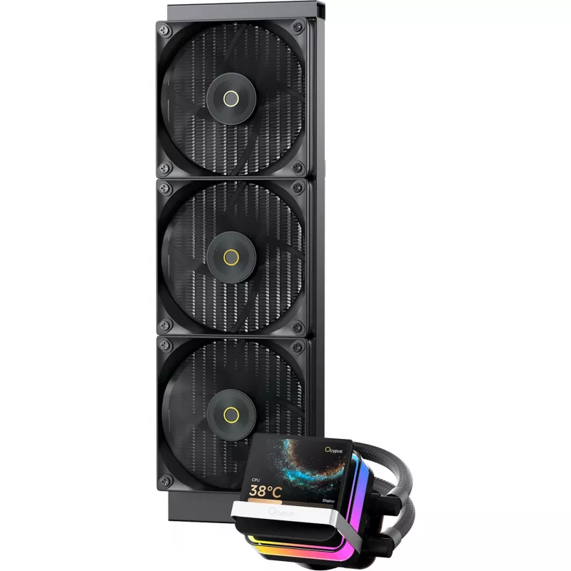 Ocypus Sigma L36 PRO AIO vloeistof-CPU-koeler 360mm ARGB zwart