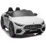LEAN CARS Mercedes AMG SL63 batterij-aangedreven zitauto wit