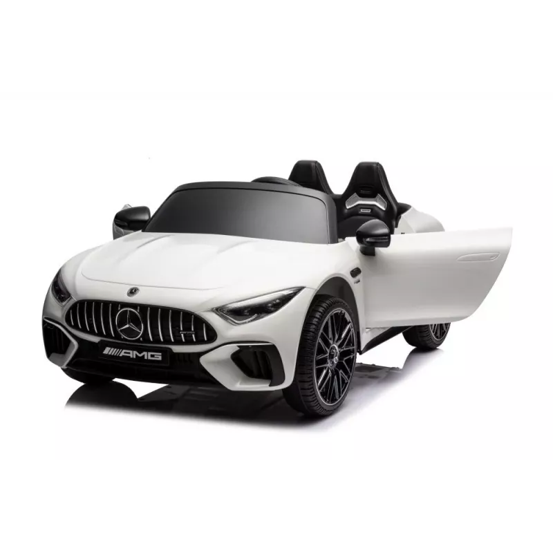 LEAN CARS Mercedes AMG SL63 batterij-aangedreven zitauto wit