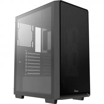 Ocypus Gamma C60 zwart mid-tower PC-behuizing met gehard glas zijvenster