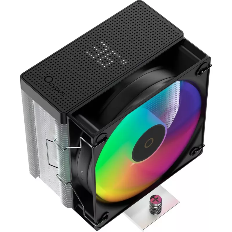 Ocypus Gamma A40 ARGB digitale CPU-luchtkoeler, 100 mm, zwart