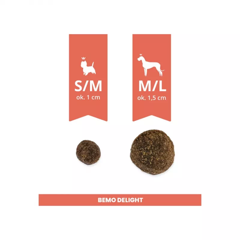 BEMO Delight rund met kalkoen droogvoer voor honden 15kg