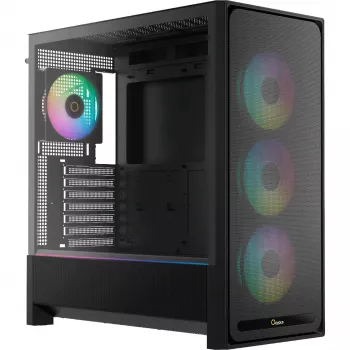 Ocypus Delta C70 ARGB zwart panorama-glas midi-tower behuizing