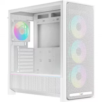 Ocypus Delta C70 ARGB witte panorama-glas mid-tower PC-behuizing