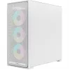 Ocypus Delta C70 ARGB witte panorama-glas mid-tower PC-behuizing