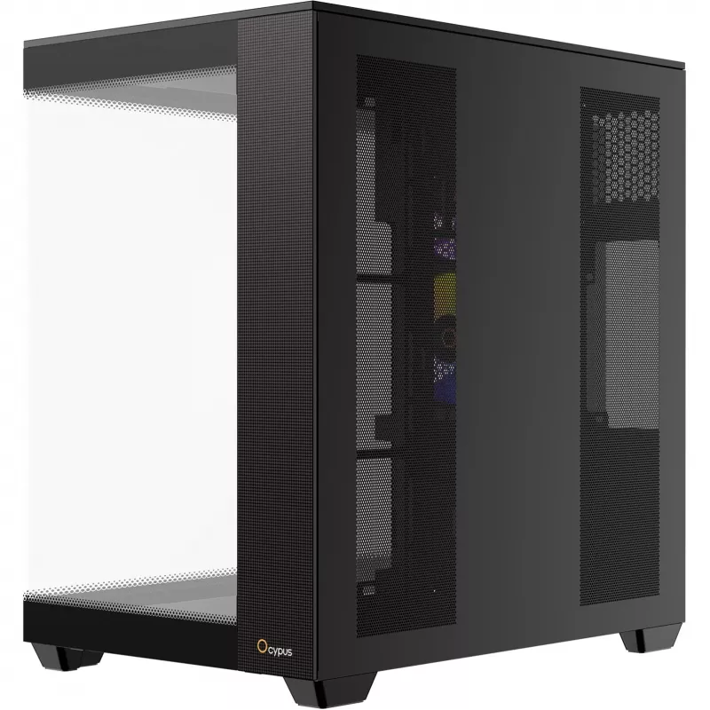 Ocypus Delta C74 ARGB zwart panoramaglas mid-tower behuizing