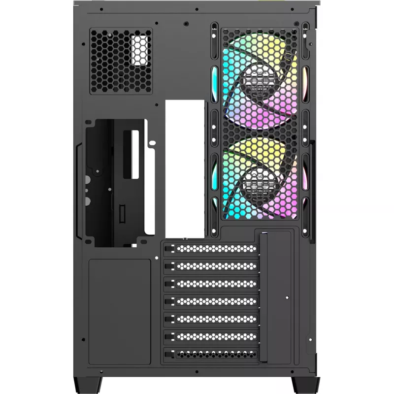 Ocypus Delta C74 ARGB zwart panoramaglas mid-tower behuizing
