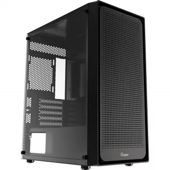 Ocypus Gamma C50 zwart mid-tower PC-behuizing met gehard glas zijvenster
