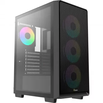 Ocypus Gamma C60 ARGB mid-tower PC-behuizing - tempered glass, zwart