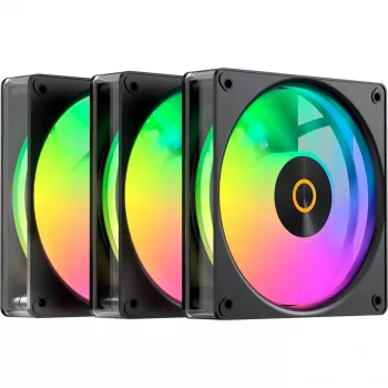 OCYPUS Gamma F12 Elite ARGB 120 mm PWM ventilator (3-pack, zwart)