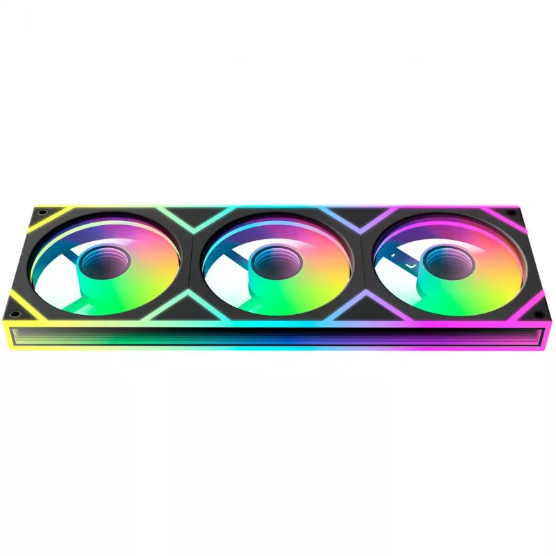 OCYPUS Gamma F36 ARGB Reverse Blade 120mm PWM ventilator 3-pack zwart