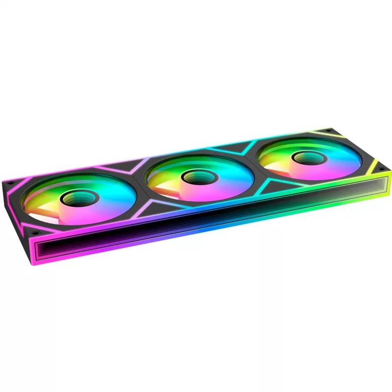 OCYPUS Gamma F36 ARGB Reverse Blade 120mm PWM ventilator 3-pack zwart