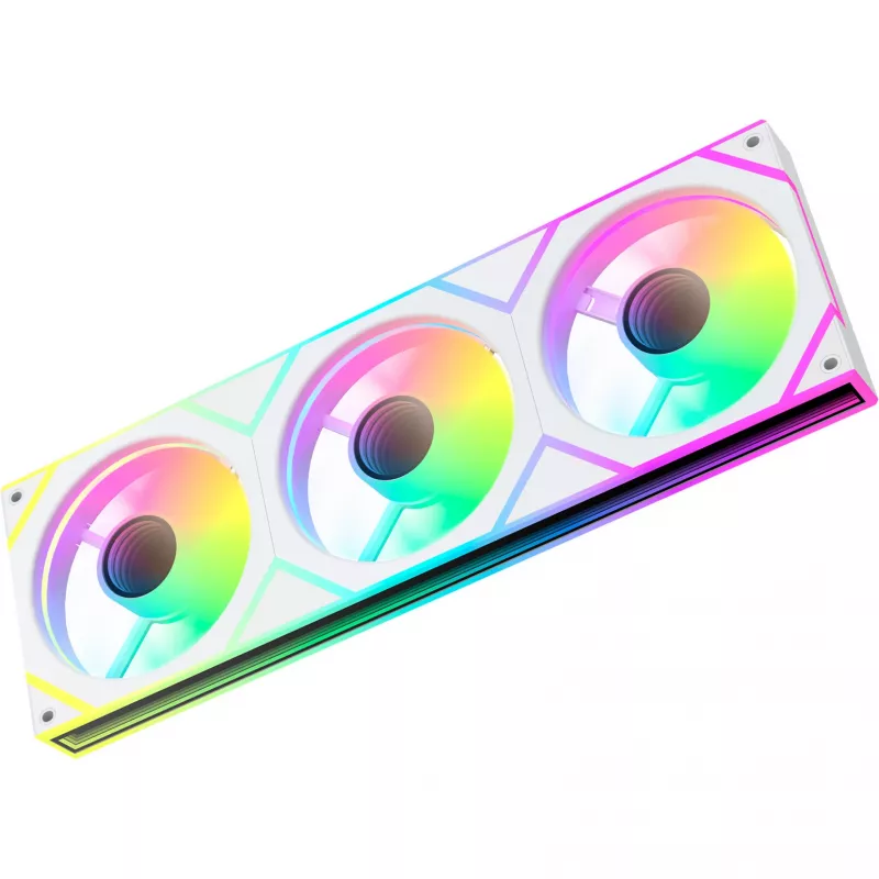OCYPUS Gamma F36 ARGB wit Reverse 360mm AIO vloeistof-CPU-koeler