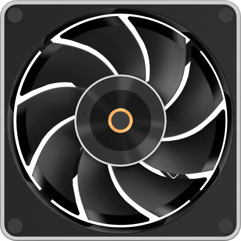 OCYPUS Sigma F12 ARGB Reverse 120mm PWM behuizingsventilator - zwart