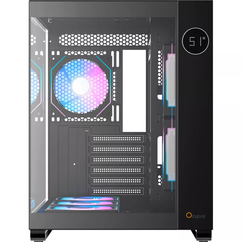 Ocypus Iota C70 ARGB zwart panoramaglas mid-tower behuizing