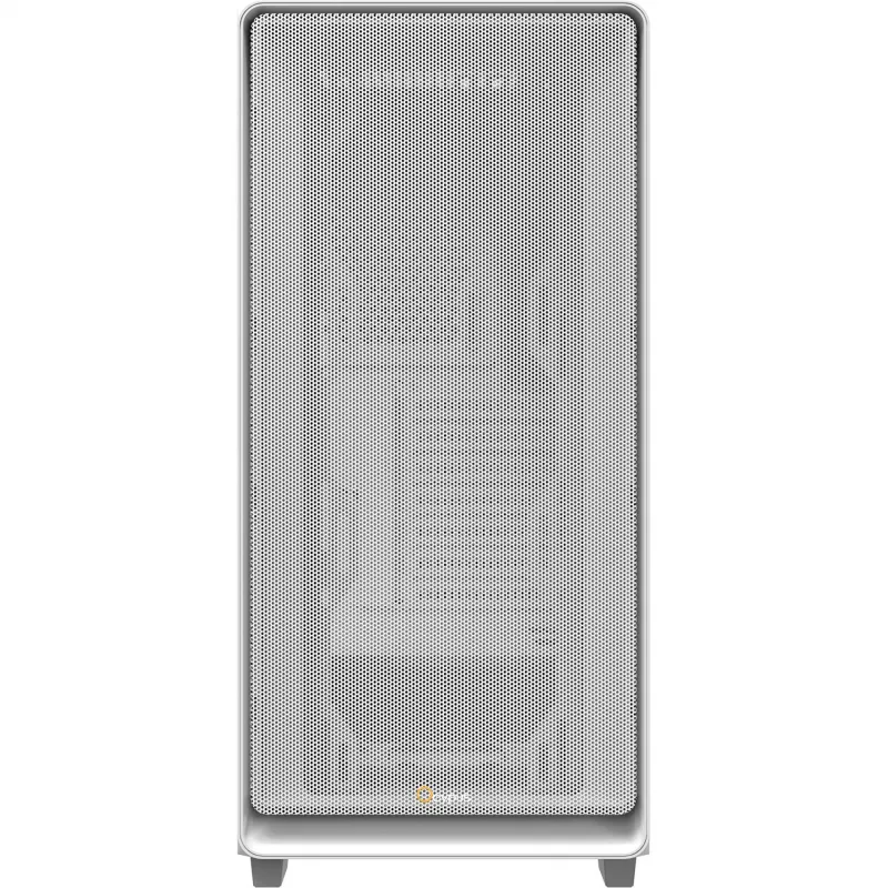 Ocypus Gamma C60 witte pc-behuizing van gehard glas, mid-tower