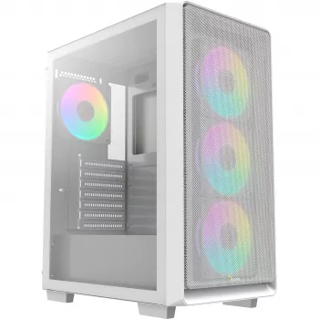 Ocypus Gamma C60 ARGB witte mid-tower behuizing met gehard glas