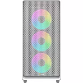 Ocypus Gamma C60 ARGB witte mid-tower behuizing met gehard glas