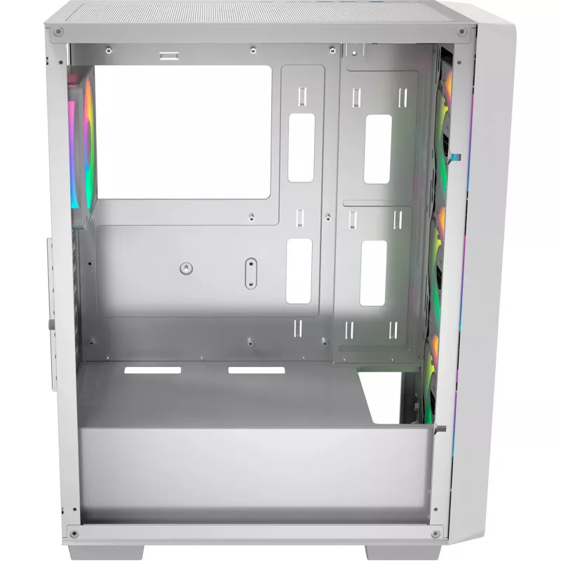 Ocypus Gamma C60 ARGB witte mid-tower behuizing met gehard glas