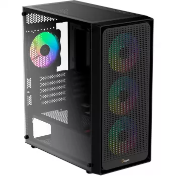 Ocypus Gamma C50 ARGB zwart behuizing met gehard glas mid-tower