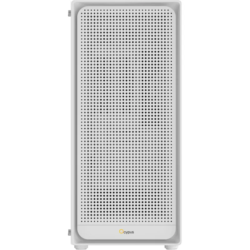 Ocypus Gamma C50 witte pc-behuizing met gehard glas, mid-tower