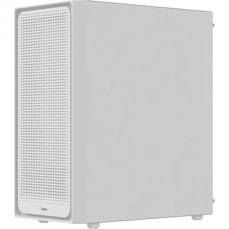 Ocypus Gamma C50 witte pc-behuizing met gehard glas, mid-tower