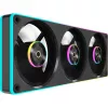 Ocypus Sigma F36 ARGB 365 mm drievoudige ventilator met enkel frame, Zwart