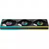 Ocypus Sigma F36 ARGB 365 mm drievoudige ventilator met enkel frame, Zwart