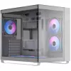 Ocypus Iota C70 ARGB witte panoramaglas mid-tower behuizing