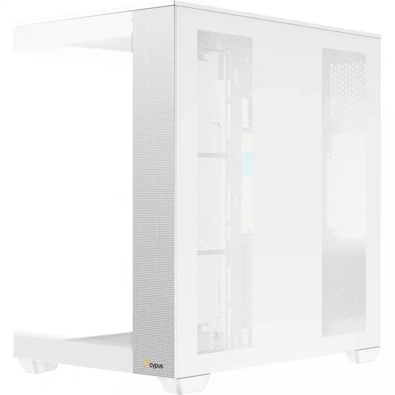 Ocypus Delta C74 ARGB witte panoramaglas mid-tower behuizing