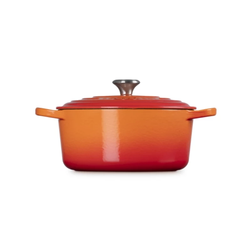 LE CREUSET gietijzeren ronde braadpan 34cm 12L oranje