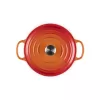 LE CREUSET gietijzeren ronde braadpan 34cm 12L oranje
