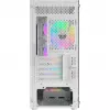 Ocypus Gamma C50 ARGB witte mid-tower pc-behuizing, gehard glas, 3x ARGB-ventilatoren