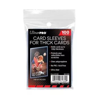 Ultra Pro soft kaarthoezen 100x152mm (100-pack) 157325