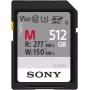 Sony M-Series SDXC 512GB UHS-II geheugenkaart, C10, U3, V60 (SFM512.SYM)