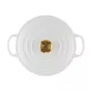 LE CREUSET gietijzeren pan rond 24cm 4,2L wit