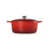 Le Creuset ronde gietijzeren braadpan 34cm 12L rood