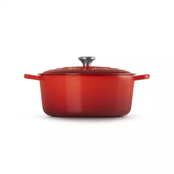 Le Creuset ronde gietijzeren braadpan 34cm 12L rood