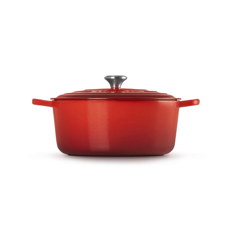 Le Creuset ronde gietijzeren braadpan 34cm 12L rood