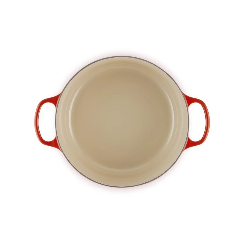 Le Creuset ronde gietijzeren braadpan 34cm 12L rood
