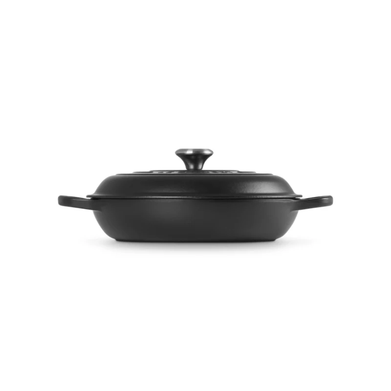 LE CREUSET gietijzeren braadpan 30cm 3,5L matzwart