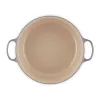 LE CREUSET gietijzeren ronde braadpan 34cm 12L grijs