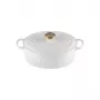 LE CREUSET geëmailleerde gietijzeren ovale braadpan 27 cm 4,1 L wit
