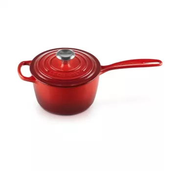 Le Creuset kookpan van gietijzer 16 cm 1,5 L cerise