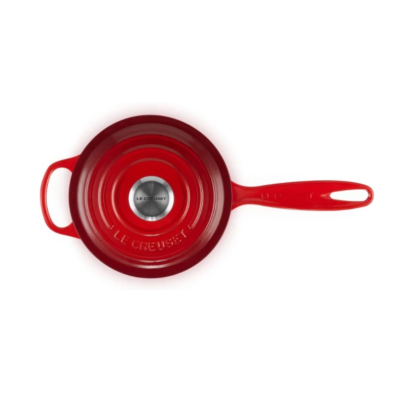 Le Creuset kookpan van gietijzer 16 cm 1,5 L cerise