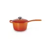 Le Creuset gietijzeren kasserol 16cm 1,5L oranje