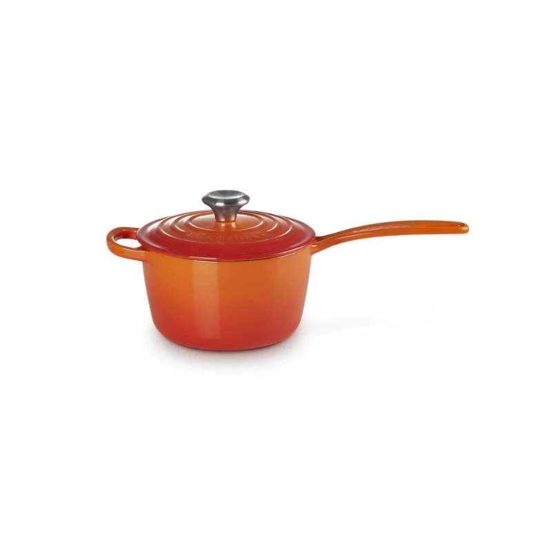 Le Creuset gietijzeren kasserol 16cm 1,5L oranje