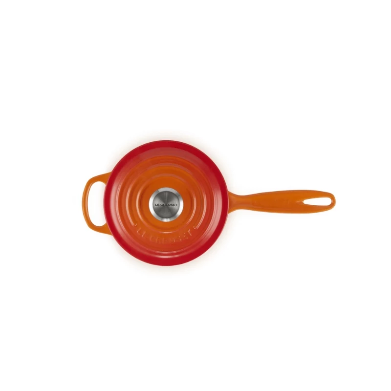 Le Creuset gietijzeren kasserol 16cm 1,5L oranje