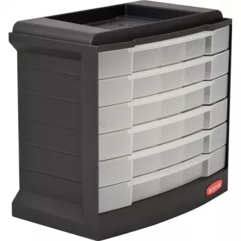 CURVER DIY gereedschap- en onderdelenbox met 6 lades 29x17x27cm